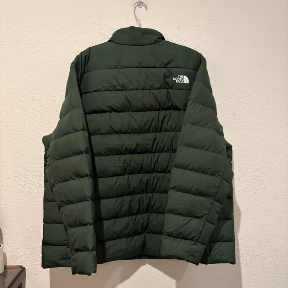 NEW NORTH FACE Big Aconcagua 3 Puffer Jacket 600 Fill Men 3X Green Outerwear - Picture 4 of 12